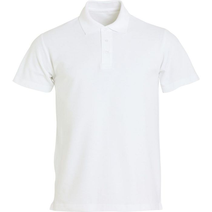  Polo homme blanc 190 g/m²