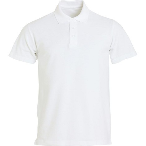 Polo homme blanc 190 g/m²