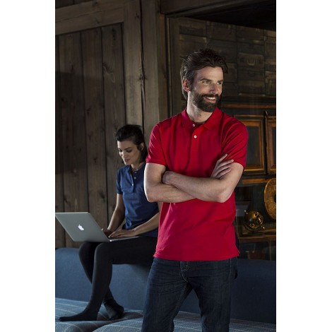 Polo en coton premium homme couleur