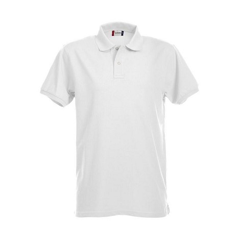 Polo en coton premium homme blanc