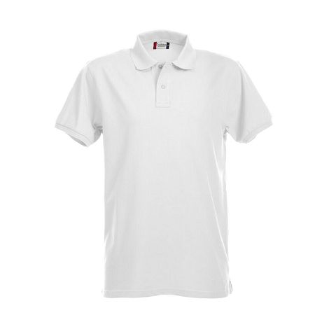 Polo en coton premium homme blanc