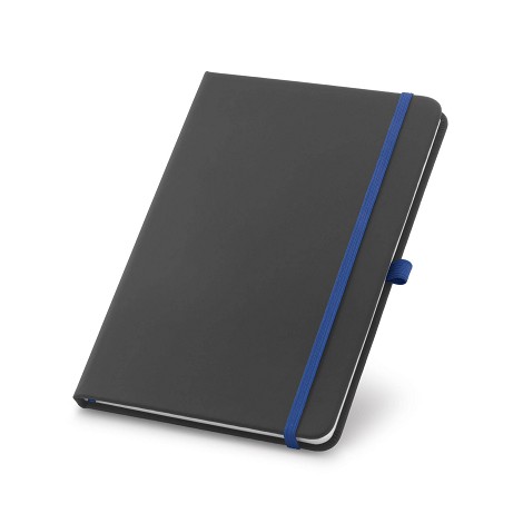 Carnet publicitaire A5 noir couverture rigide contrasté