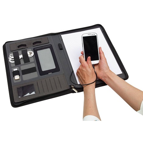 Conférencier A4 zippé