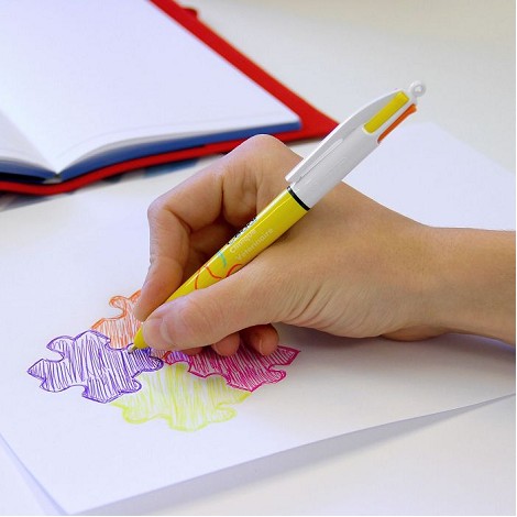 Stylo 4 couleurs sun BIC