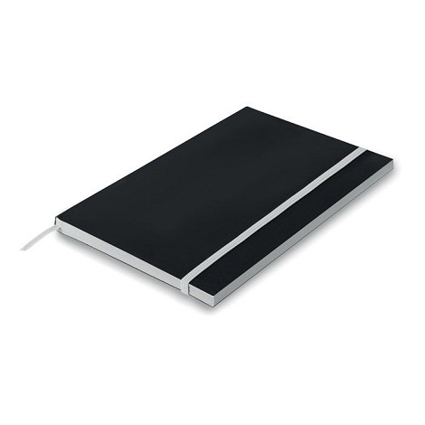 Carnet A5 noir papier contrasté