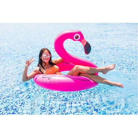 Flamand rose gonflable