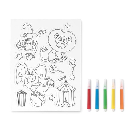 Stickers à colorier