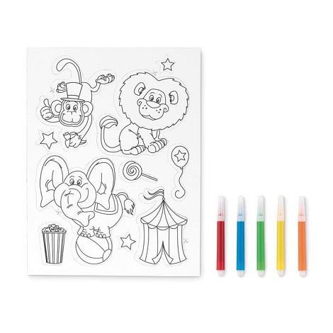 Stickers à colorier