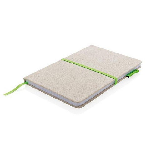 Carnet A5 en jute et coton