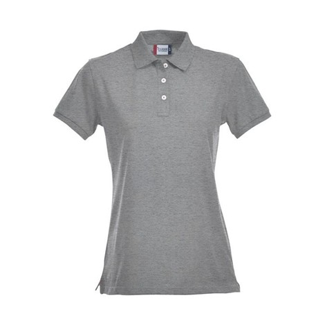 Polo féminin manches courtes couleur