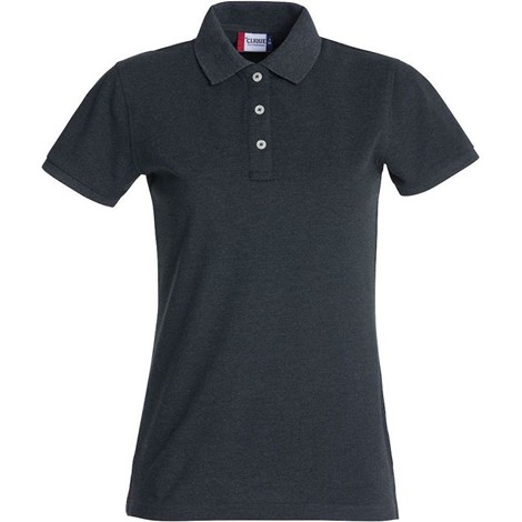Polo féminin manches courtes couleur