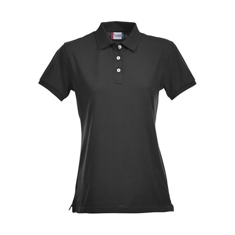 Polo féminin manches courtes couleur