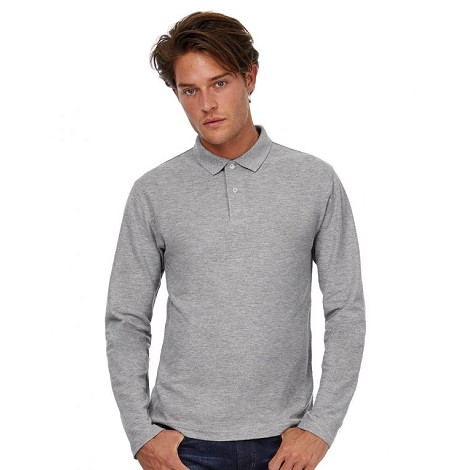 Polo homme manches longues