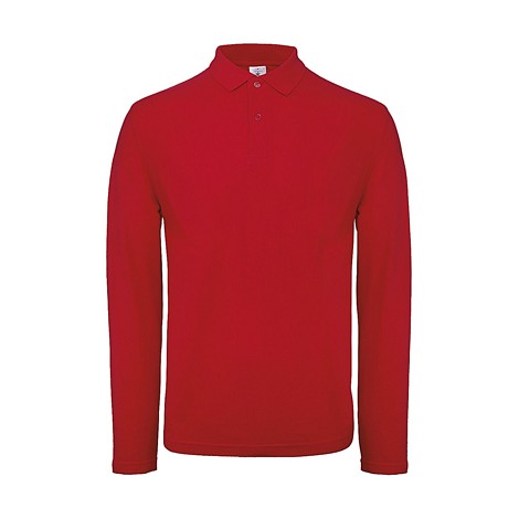 Polo homme manches longues