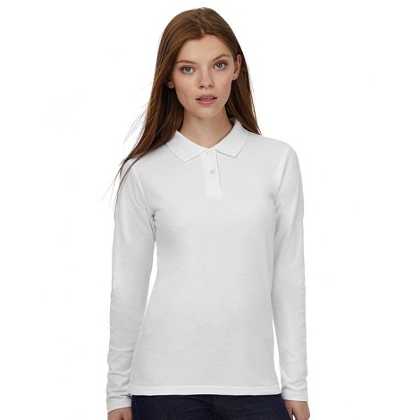 Polo femme manches longues