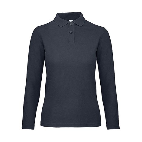 Polo femme manches longues