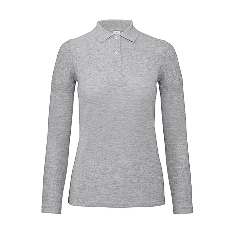 Polo femme manches longues
