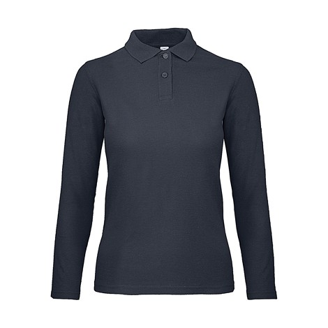 Polo femme manches longues