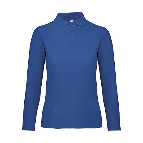 Polo femme manches longues