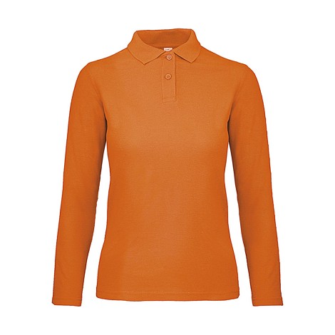 Polo femme manches longues