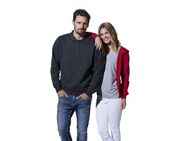 Sweatshirt polo unisexe