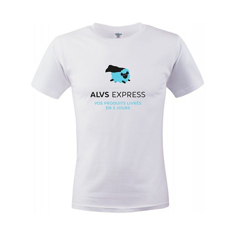 Tee-shirt publicitaire 150 grs LIVRÉ EN 3 JOURS