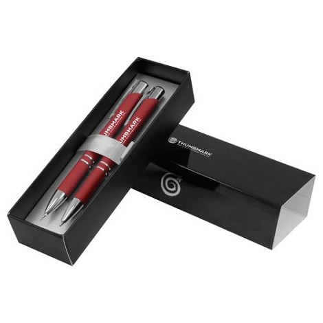 Parure de stylo dans un coffret