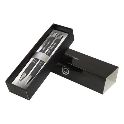 Parure de stylo dans un coffret