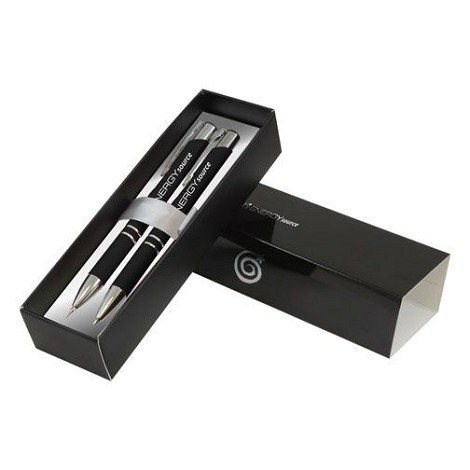 Parure de stylo dans un coffret