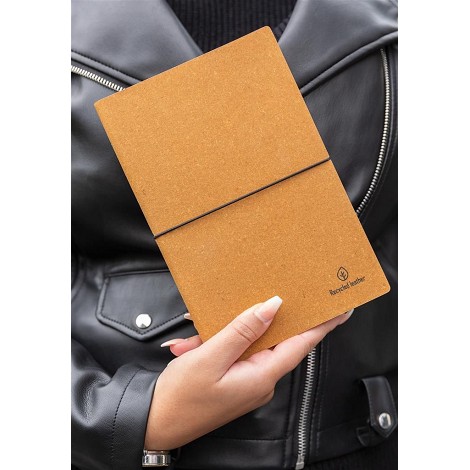 Carnet A5 cuir recyclé