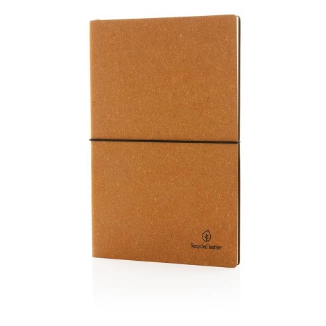 Carnet A5 cuir recyclé