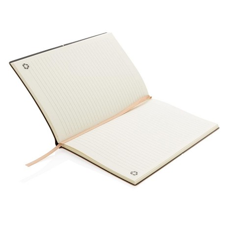 Carnet A5 cuir recyclé
