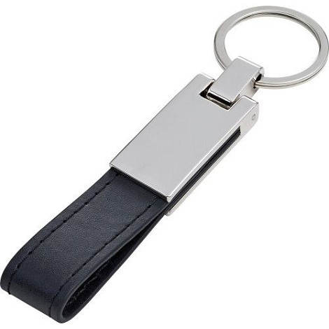 Porte-clés métal et PU