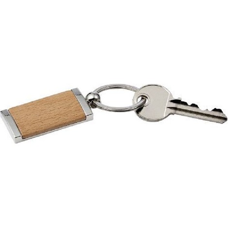 Porte clé bois et métal