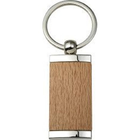 Porte clé bois et métal