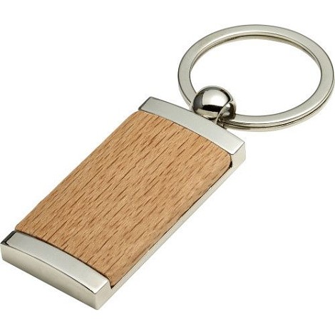 Porte clé bois et métal