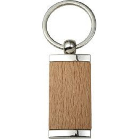 Porte clé bois et métal