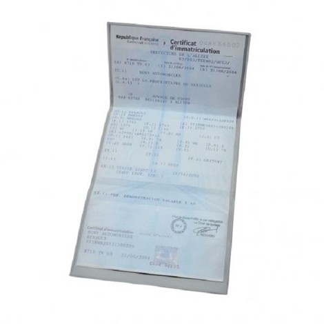 Porte-carte auto 3 volets
