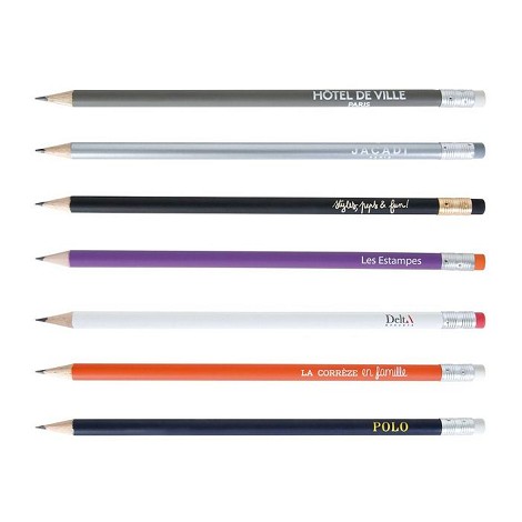 Crayon à papier avec tête gomme