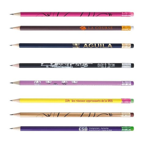 Crayon à papier avec tête gomme