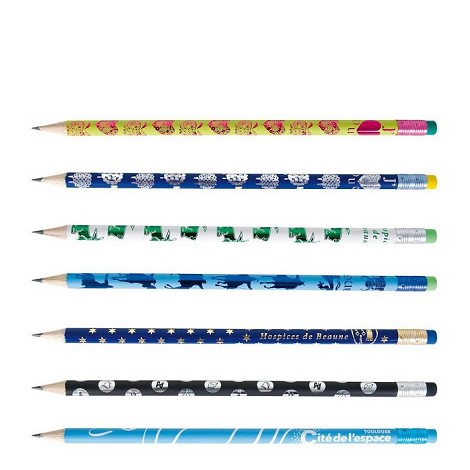 Crayon à papier avec tête gomme