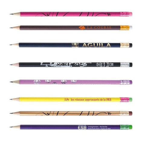 Crayon à papier avec tête gomme
