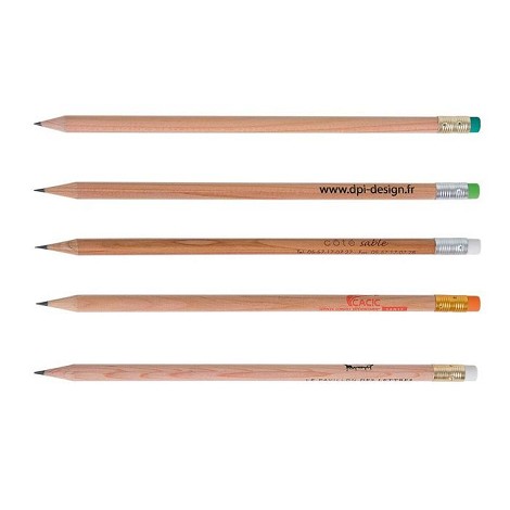 Crayon à papier tête gomme