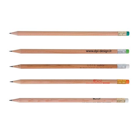 Crayon à papier tête gomme