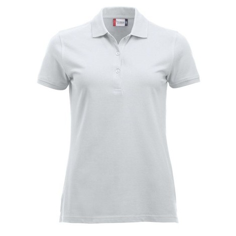 Polo blanc femme 200 g/m²