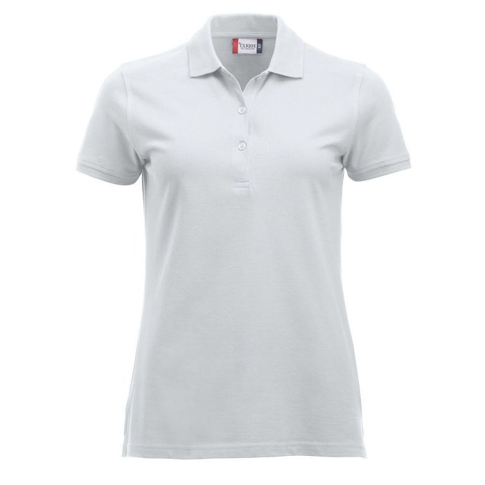  Polo blanc femme 200 g/m²