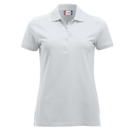 Polo blanc femme 200 g/m²