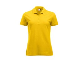 Polo en polycoton couleur femme