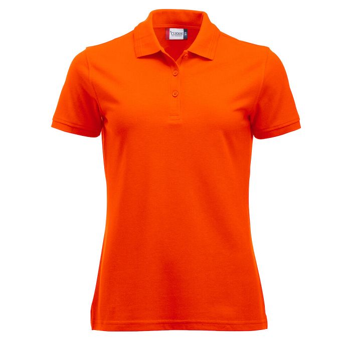  Polo en polycoton couleur femme