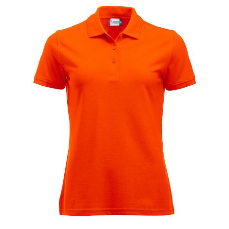  Polo en polycoton couleur femme